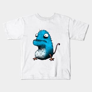 Weird Blue Creature Kids T-Shirt